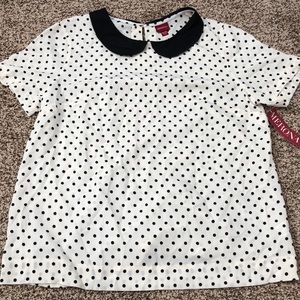 Merona XXL Polka Dot Blouse